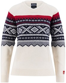 Bild på Ulvang W's Marius Roundneck Vanilla/Ulvang Red/New Navy