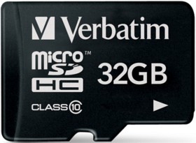 Bild på Verbatim 32GB microSDHC CL10