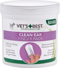 Bild på Vet's Best Clean Ear Finger Pads 50 pcs