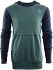Aclima Junior WarmWool Hood Sweater North Atlantic / Navy Blazer / Reef Waters