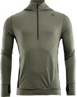 Aclima M's LightWool Hoodie Ranger Green/Jet Black