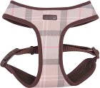 Barbour Dog Harness Taupe/Pink Tartan