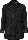 Barbour W's Beadnell Wax Jacket Black