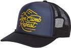 Black Diamond Flat Bill Trucker Hat Carbon-Sulphur