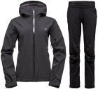 Black Diamond Paket Regnställ Stormline Stretch Women