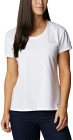 Columbia W's Sun Trek SS Tee White