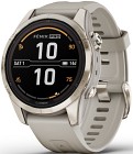 Garmin Fenix 7S Pro Sapphire Solar Soft Gold with Light Sand Band