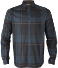 Härkila M's Akse Long-Sleeved Shirt Blackberry Check