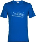 Icebreaker M's Tech Lite II SS Tee Alps 3D Lazurite