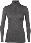 Icebreaker W's 200 Oasis LS Half Zip Gritstone Hthr