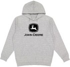 John Deere Hoodie Logo  Grey