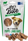 Let's Bite Meat Snacks Puppy Lamb Bars 80 g
