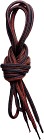 Lundhags Shoe Laces 200cm Black/Pecan Unisex