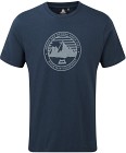 Mountain Equipment Roundel Mens Tee Denim Blue