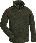 Pinewood Kids Hurricane Windproof Sweater Dark Green Melange