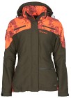 Pinewood W's Hunter Pro Xtr 2.0 Camou Jacket Moss Green/Strata Blaze