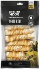 PrimaDog Vit Tuggrulle Med Kyckling 13 Cm, 15 St, 550 G