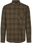 Seeland M's Glen Flannel Shirt  Pine Green/Dark Navy Check