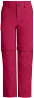Vaude Kids Detective Antimos Zo Pants Crimson Red