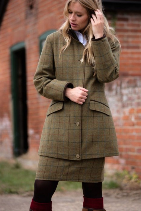 combrook ladies tweed coat