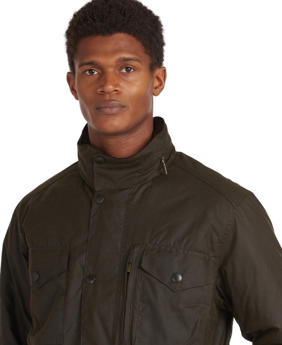 Köp Barbour M's Sapper Wax Jacket Olive på widforss.se