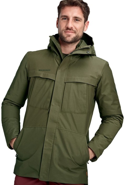 Mammut Giacca Con Cappuccio Hardshell Uomo Alto Guide Deep Ice