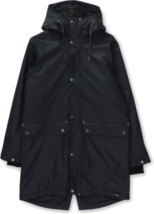 dark raincoat