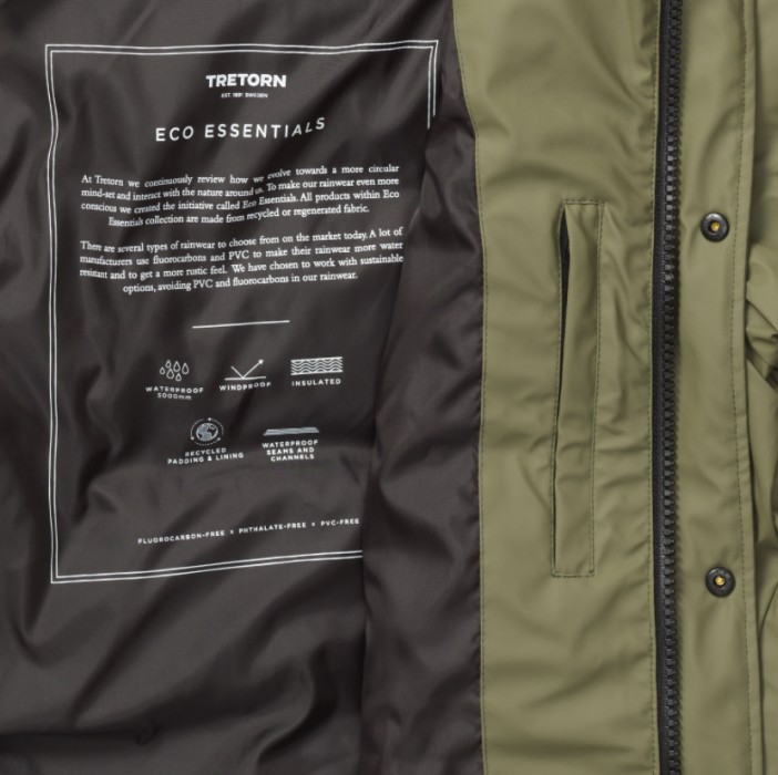 Köp Tretorn Baffle Jacket Field Green Unisex på widforss.se