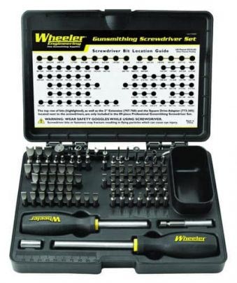 Wheeler Pro Gunsmith Screwdriver Set 89